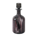 Wavy Glass Bottle with Stopper A93689