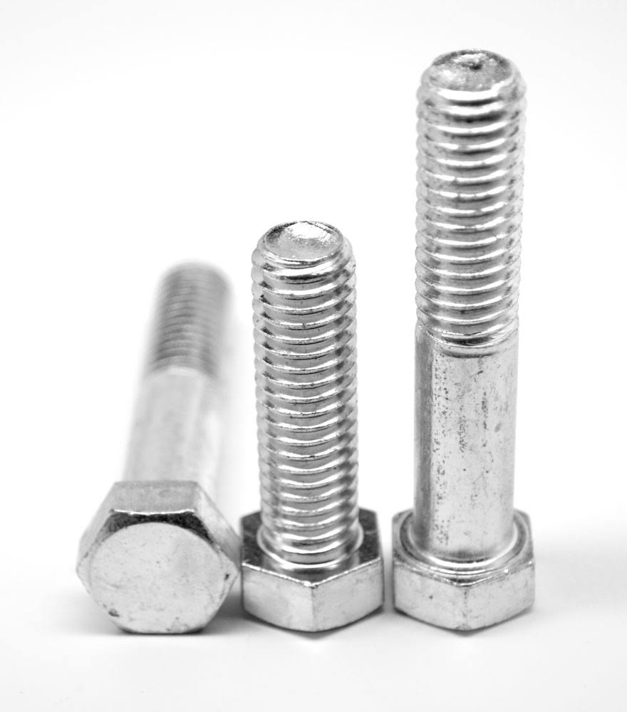 Fine Thread Grade 5 Hex Cap Screw Medium Carbon Steel Zinc Plated W428