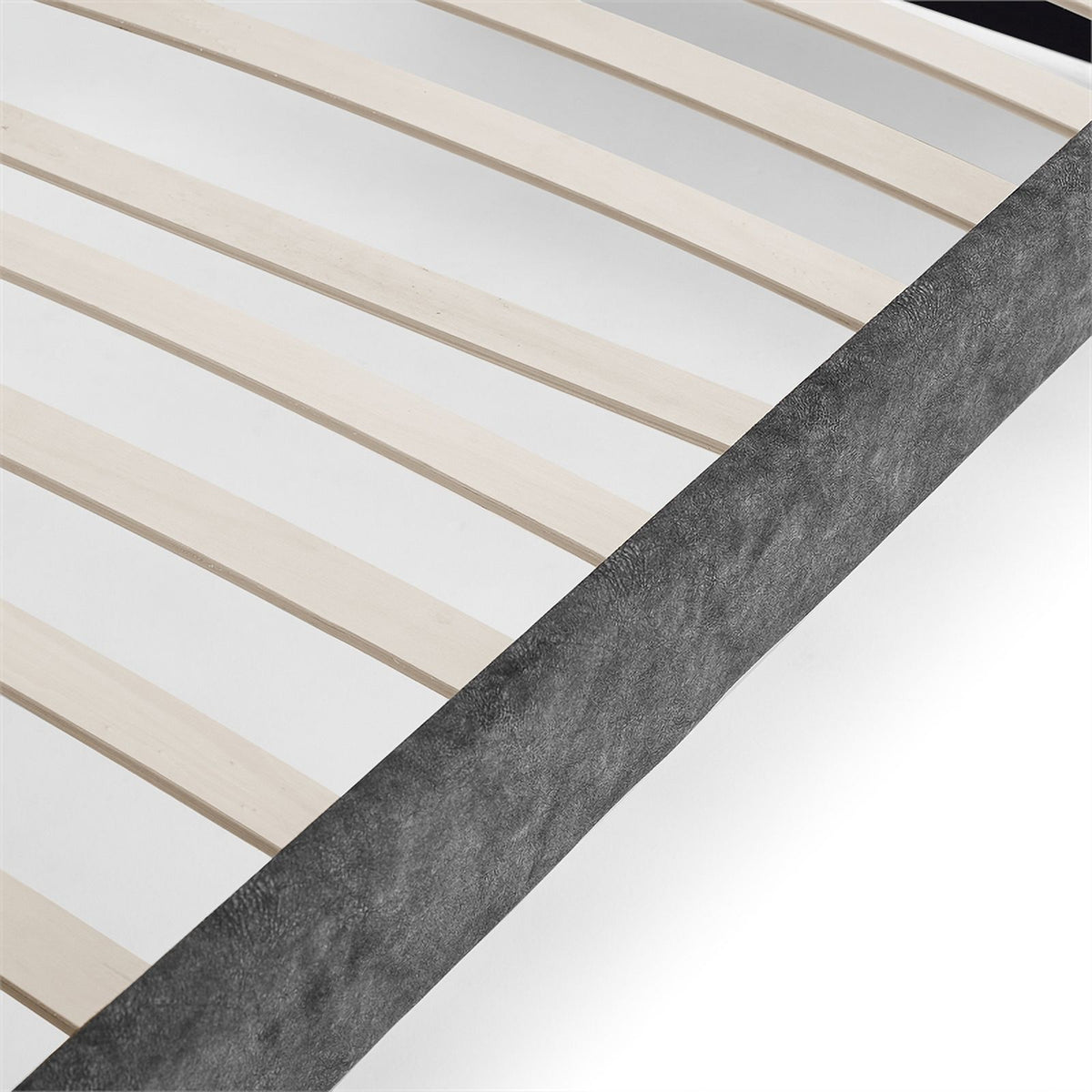 Gray Upholstered Tufted Sofa Bed With Rollers K980