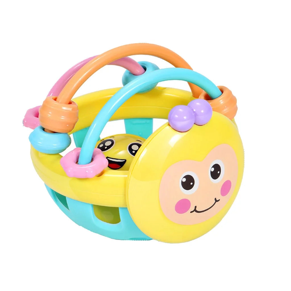 Ball Rattles Bell Infant Baby Plastic Toy Hand Bell Education Toy W252
