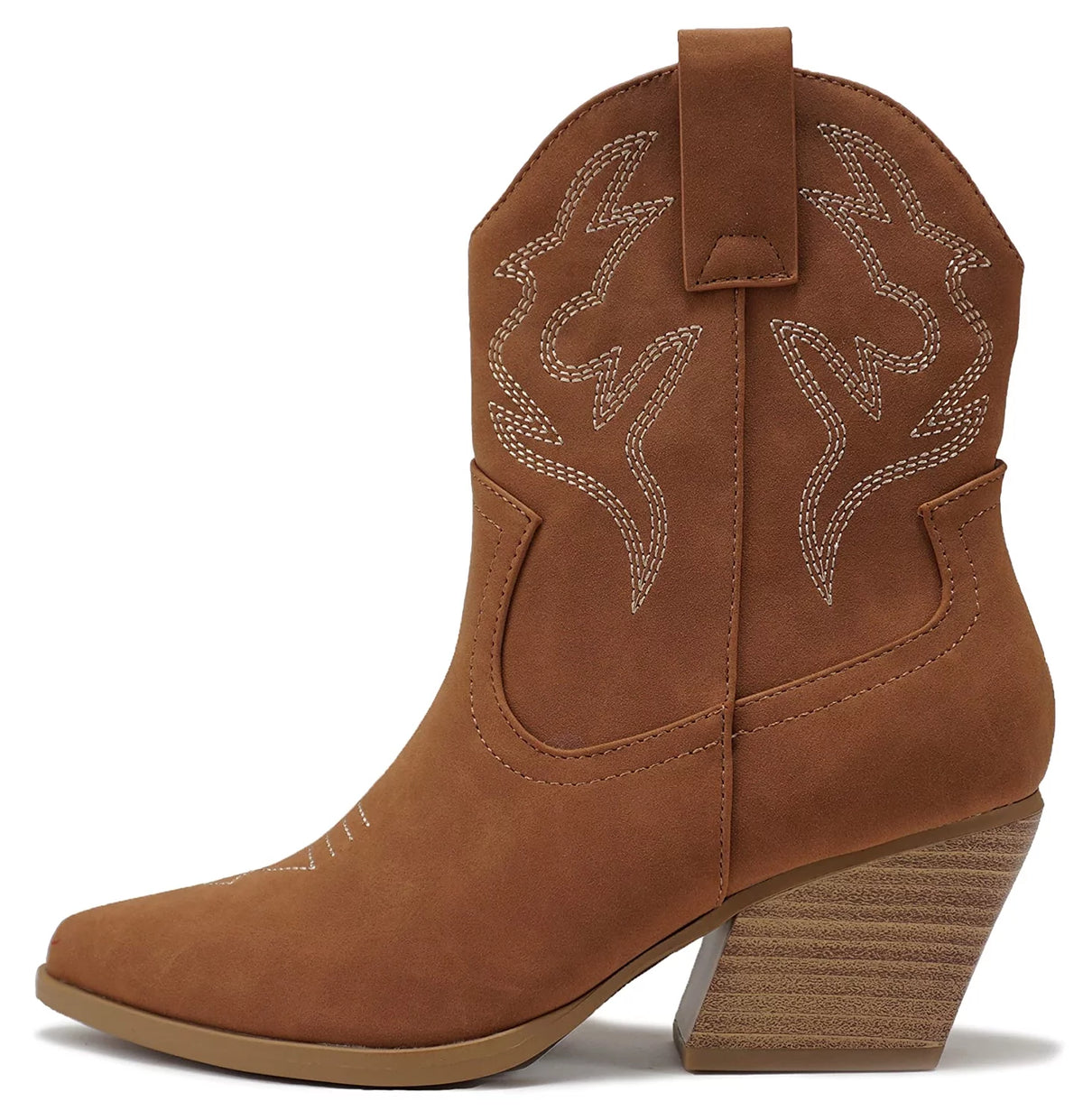 Brown Western Ankle Boots I226395