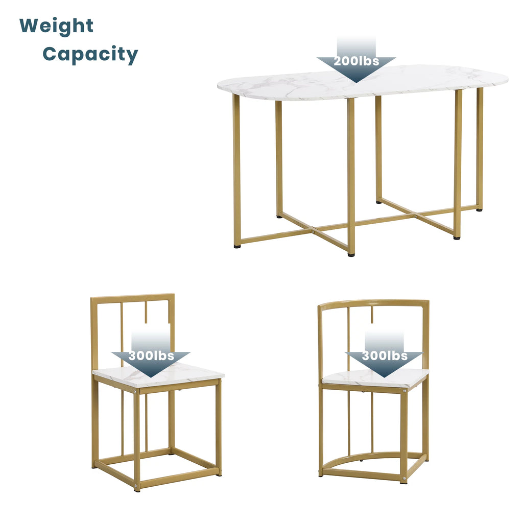 7 Piece Dining Table and Chairs Set B603
