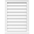 PVC Gable Vent with Brickmould R139495