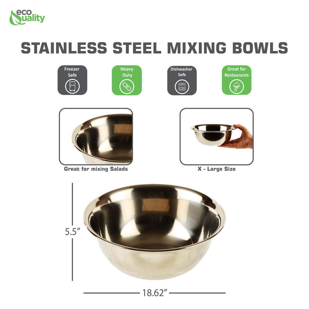 20 Quart Stainless Steel Mixing Bowl E641755