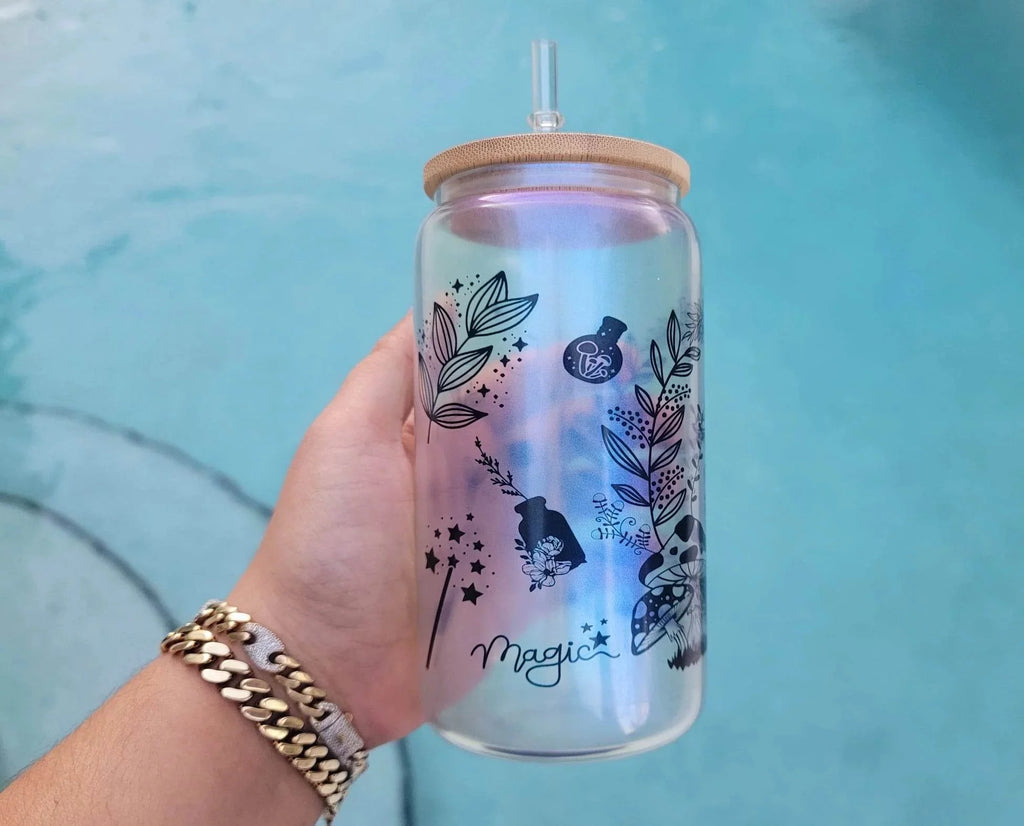 Mushroom Beer Can Glass T690994