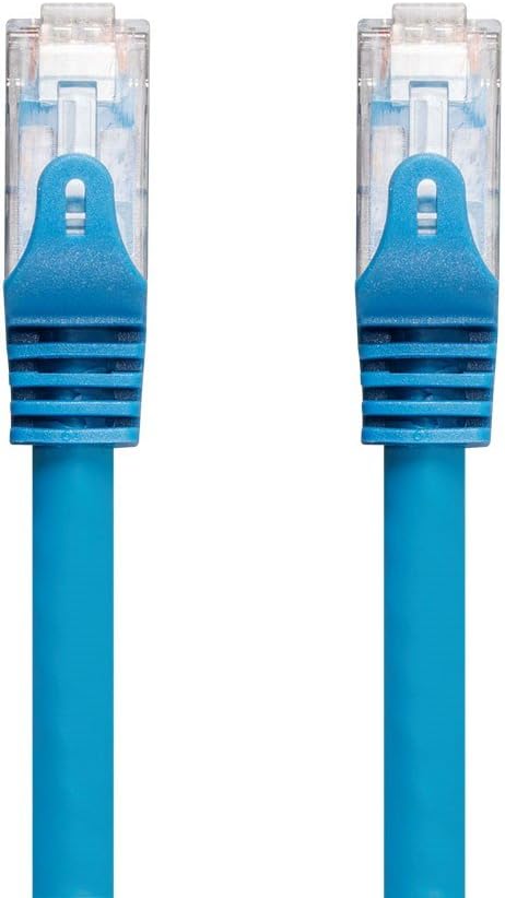 Cat6 Ethernet Patch Cable - 50 feet - Blue - Snagless RJ45 550Mhz UTP Plenum Pure Bare Copper Wire 23AWG H544