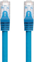 Cat6 Ethernet Patch Cable - 50 feet - Blue - Snagless RJ45 550Mhz UTP Plenum Pure Bare Copper Wire 23AWG H544