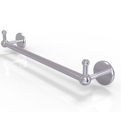 Satin Chrome Wall Mounted Towel Bar J232