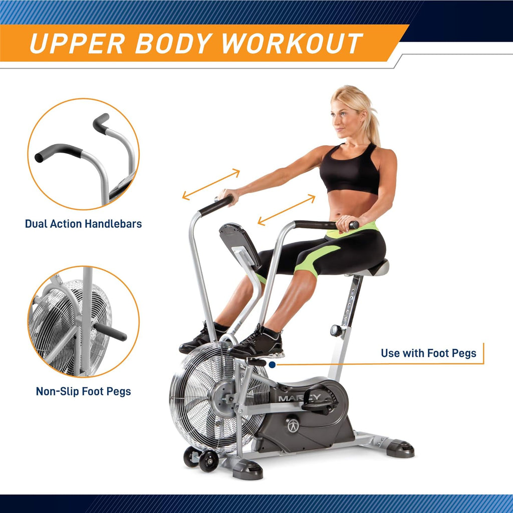Black Exercise Upright Fan Bike U71476