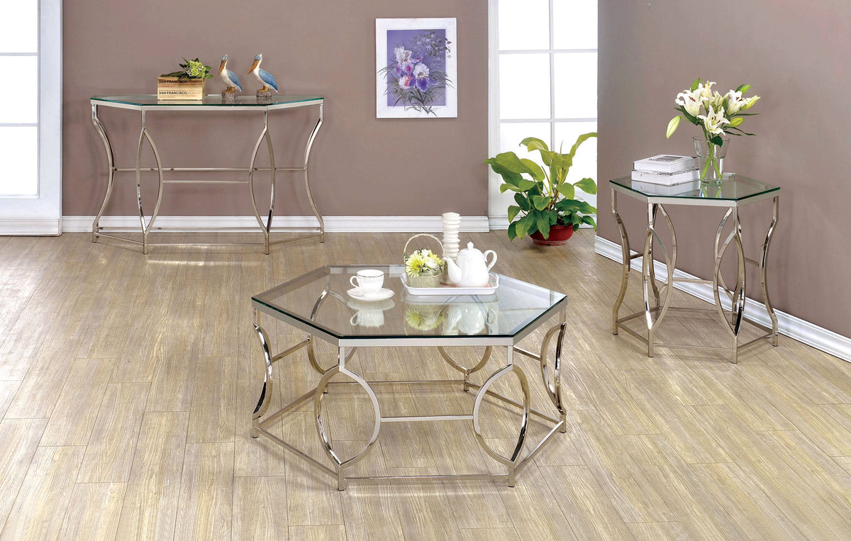 Chrome End Table Z3463