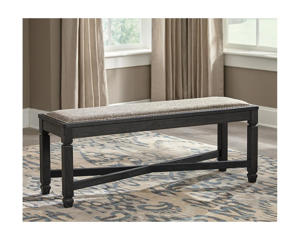 Black/Grayish Brown Dining Bench E4919