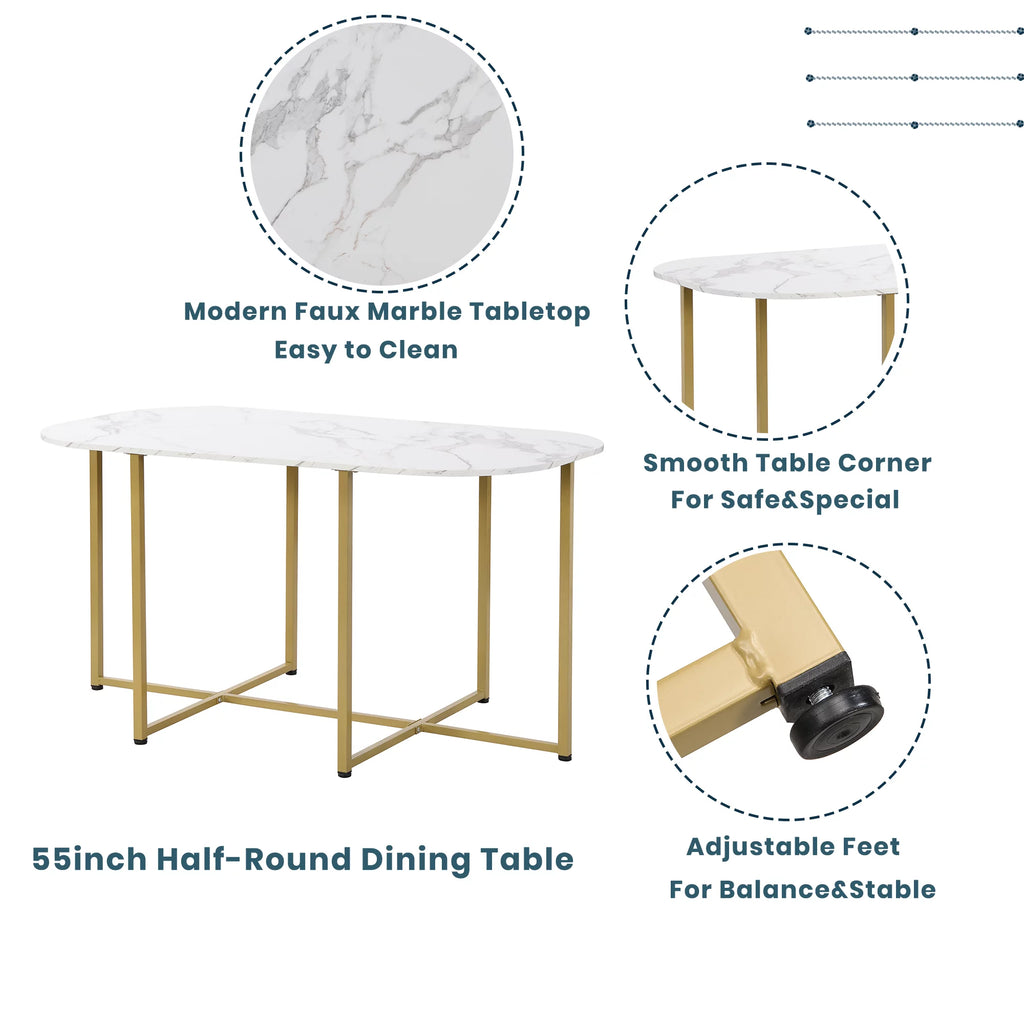 7 Piece Dining Table and Chairs Set B603