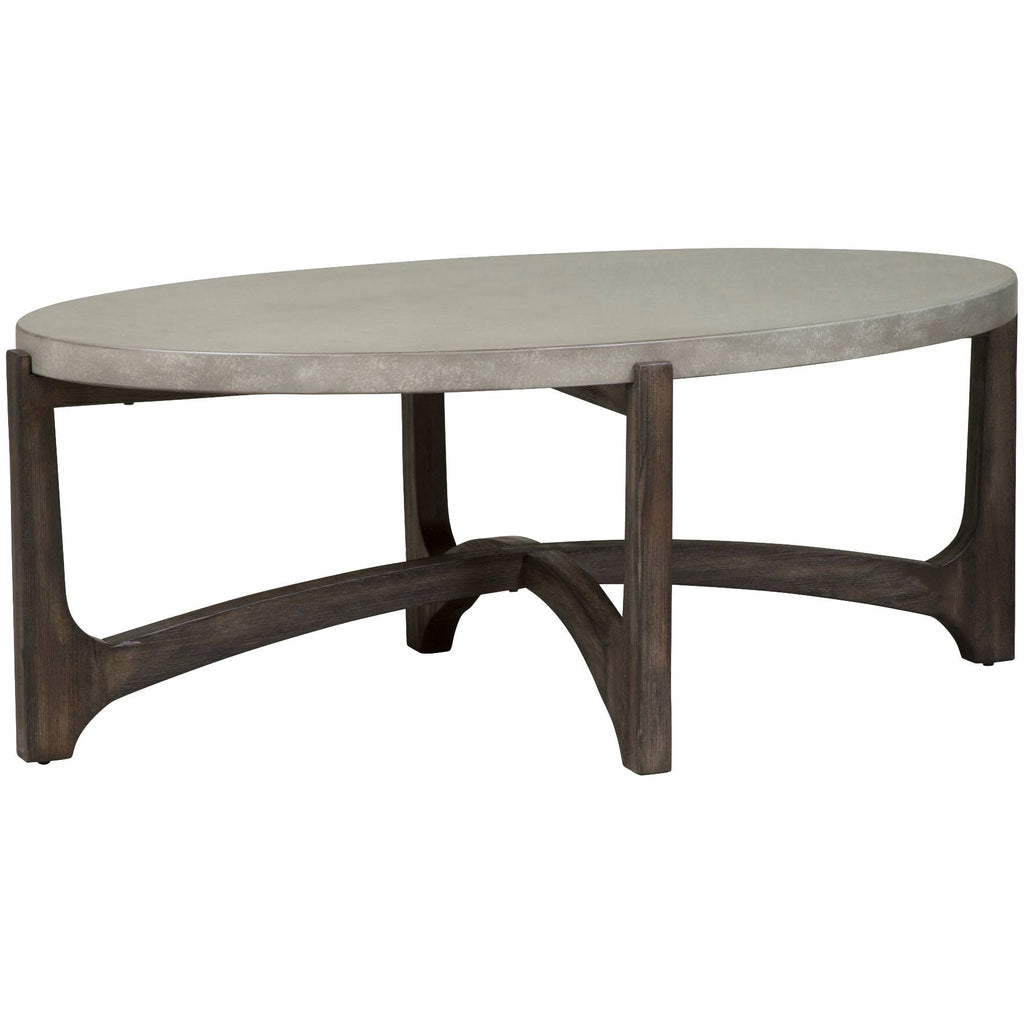 Dark Brown Oval Cocktail Table R9975