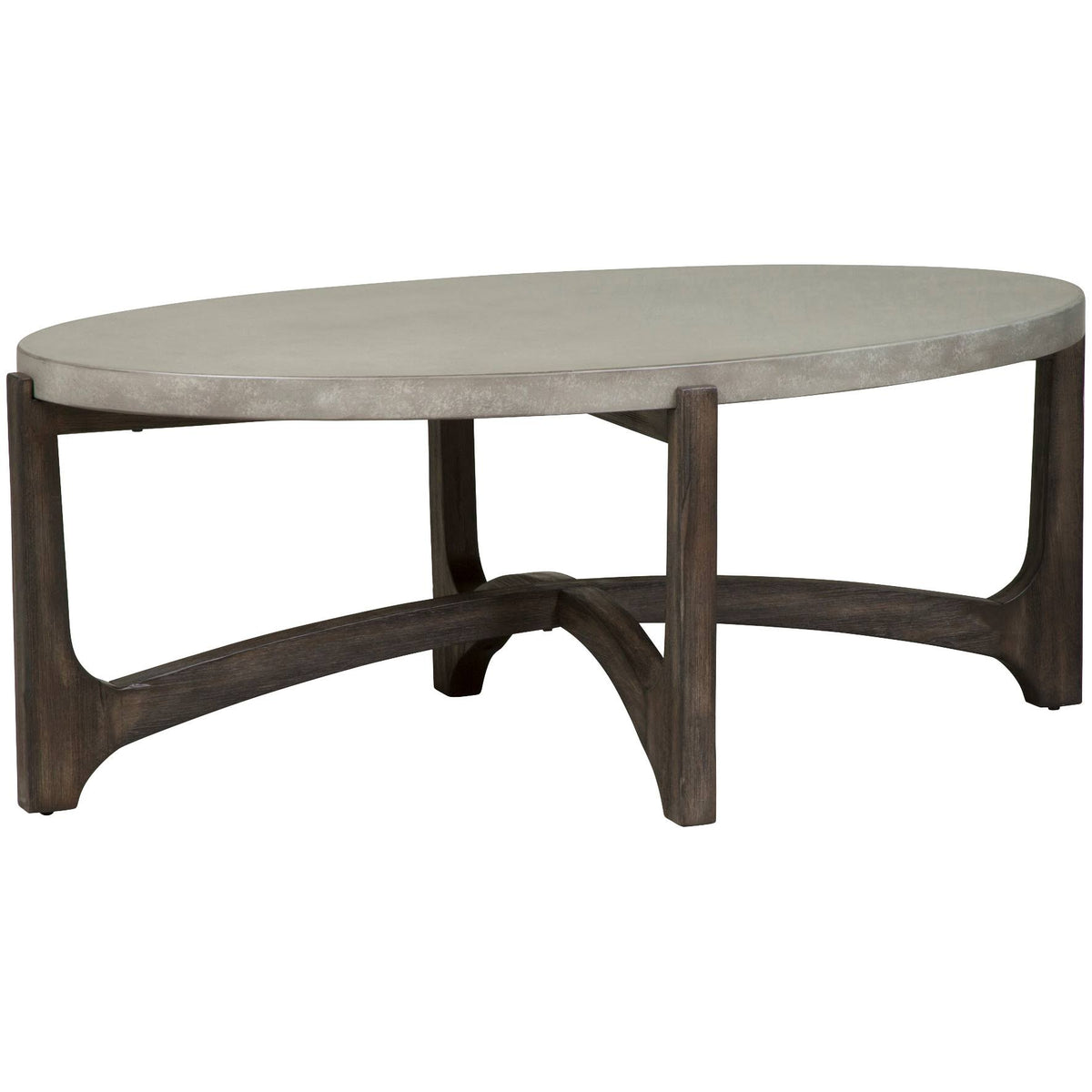 Dark Brown Oval Cocktail Table R9975