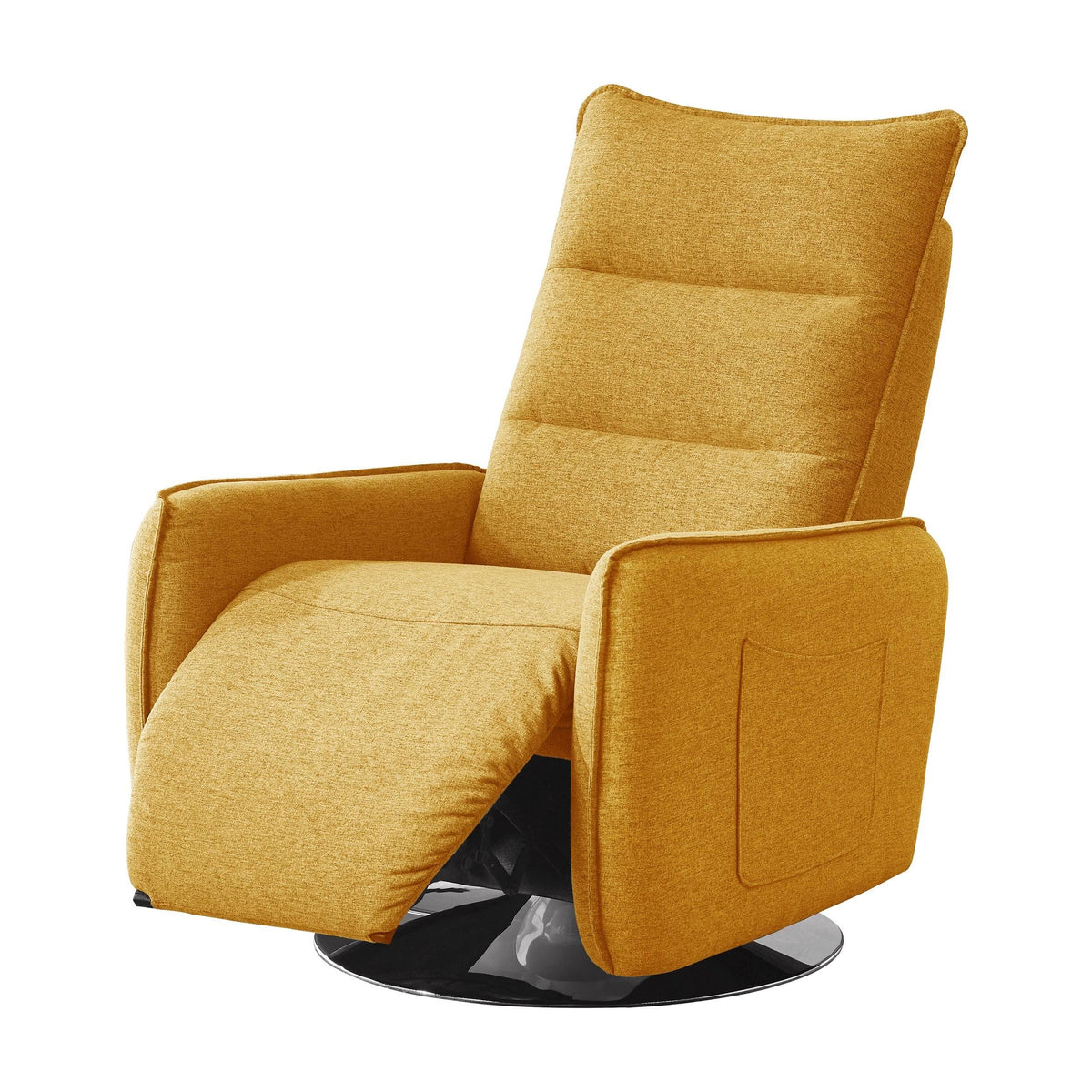 Yellow Swivel Reclining Lounge Chair A824