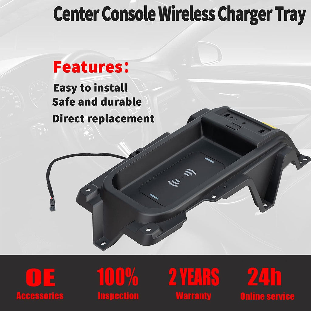 Center Console Wireless Charger Tray for Toyota Tundra 2014-2021 D1353