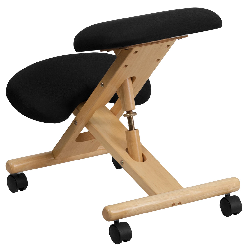 Black Ergonomic Kneeling Office Chair D427188