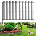 No Dig Animal Barrier Fence, 13in x 37ft Rustproof Metal Garden Edging C454