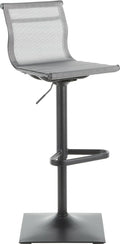 Black Silver Barstool E5388