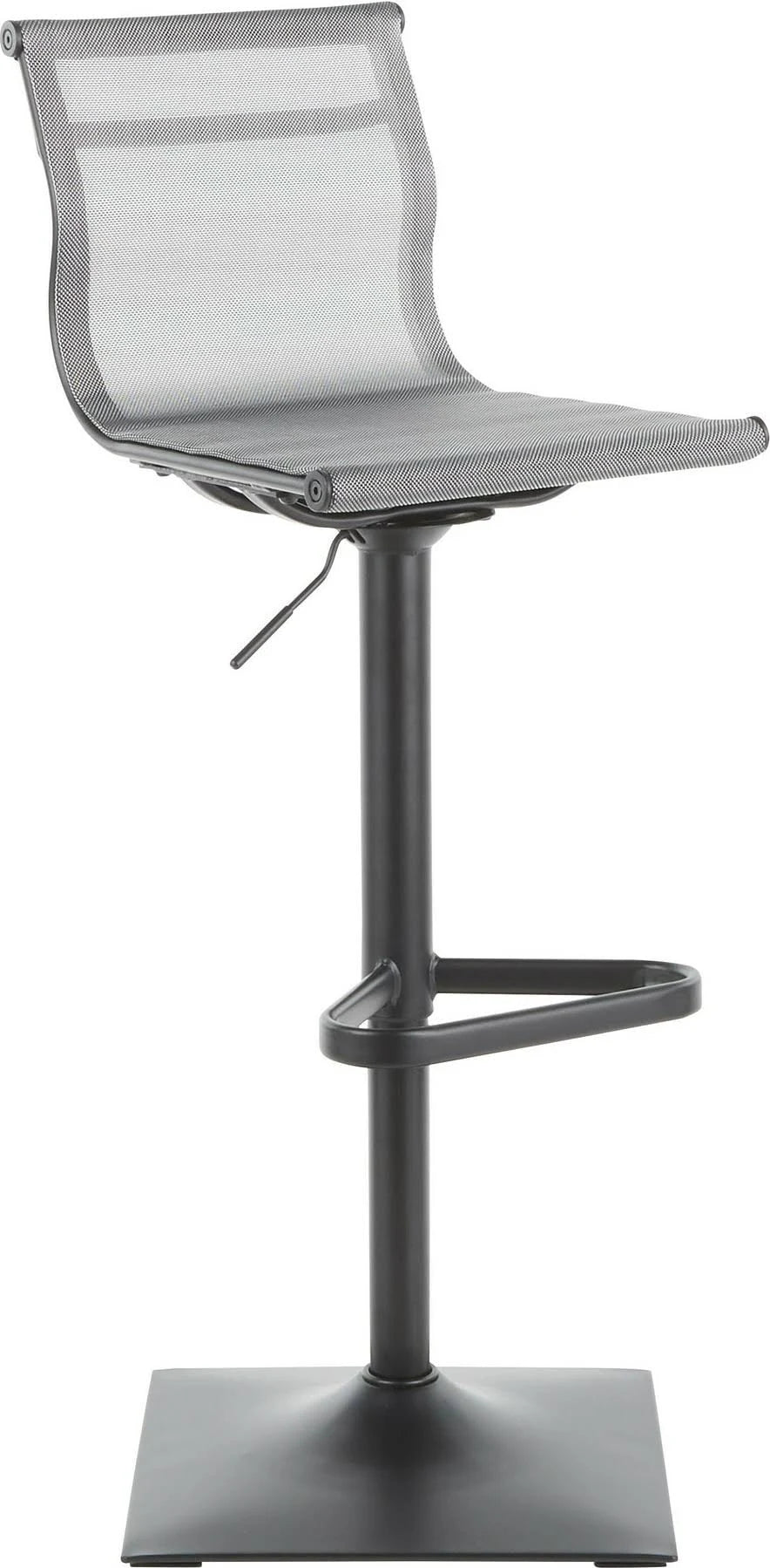 Black Silver Barstool E5388