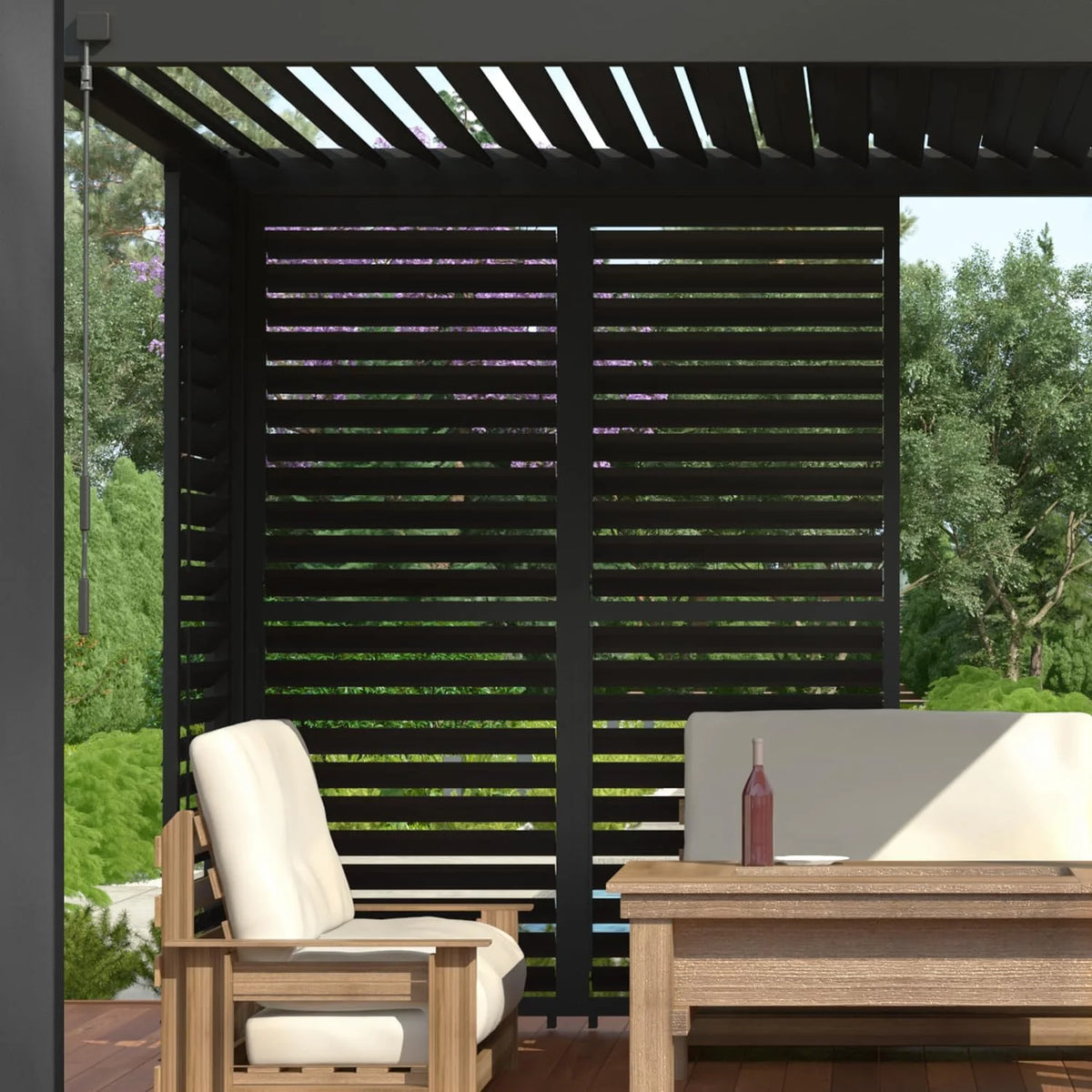 Aluminum Louvered Sun Shade Shutter Wall Panel O382