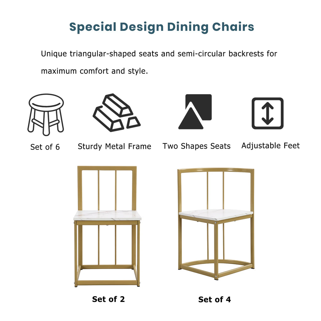 7 Piece Dining Table and Chairs Set B603