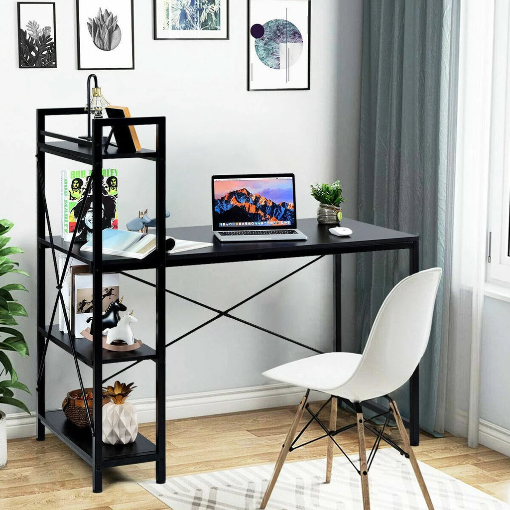 47.5" Computer Desk with 4 Tier Shelves B833