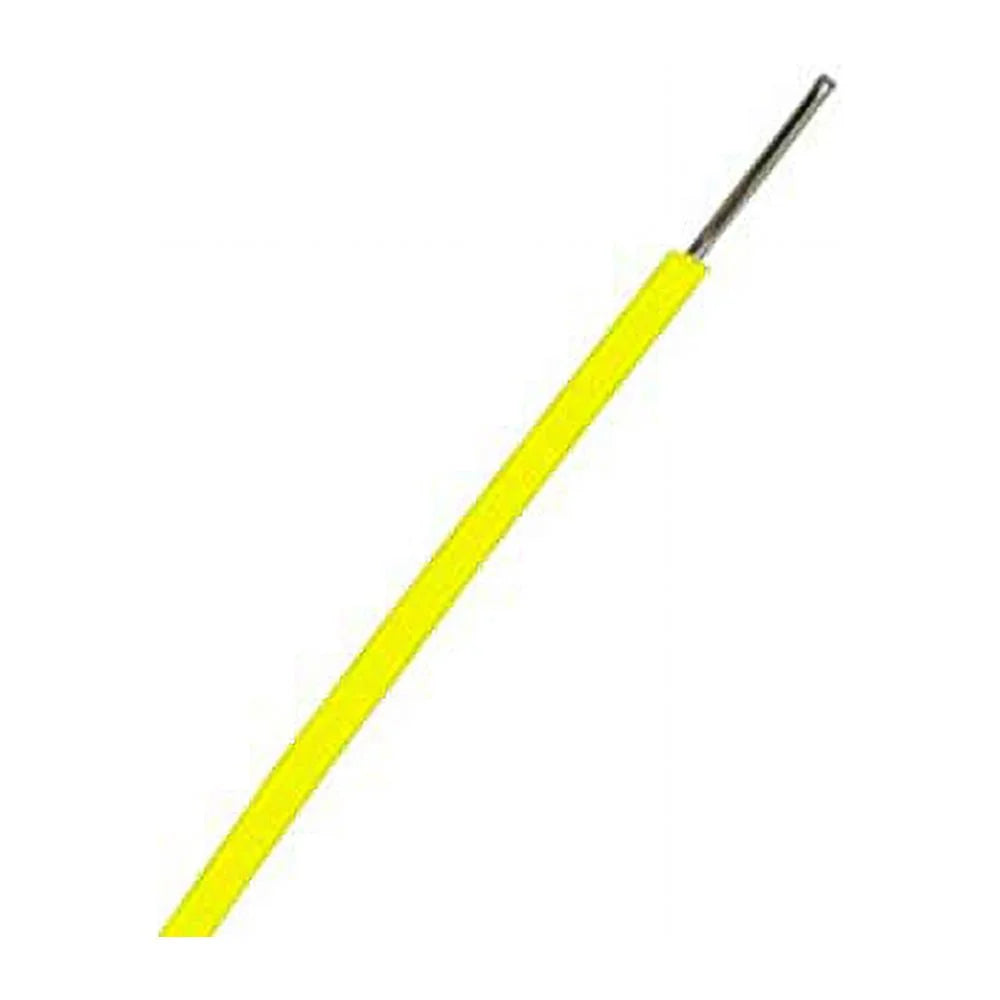 22 AWG Solid Copper Wire with Yellow PVC Insulation H814388