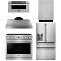 36 Gas Range, Range Hood, Refrigerator, Dishwasher and Microwave F105363