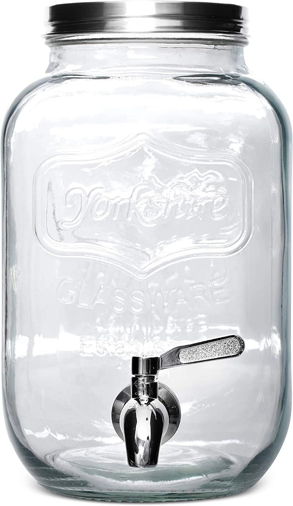 1 Gallon Cold Brew Coffee Maker with Glass Carafe and Stainless Steel Filter F227