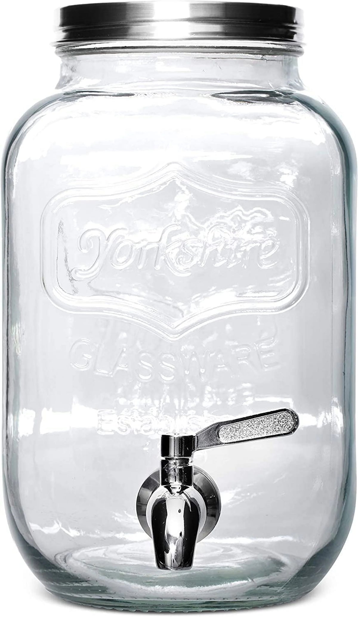 1 Gallon Cold Brew Coffee Maker with Glass Carafe and Stainless Steel Filter F227