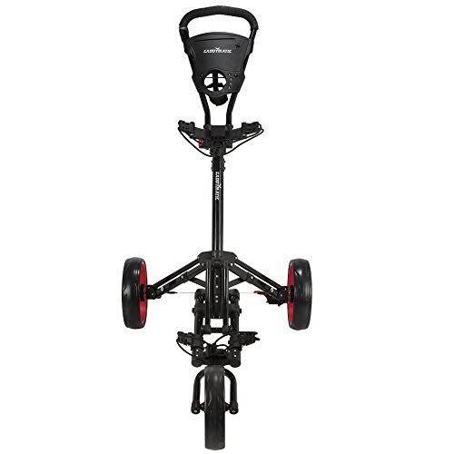 Folding Push Pull Golf Cart Black Red A70079