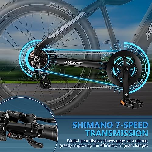 1000W BAFANG Motor 48V 15Ah LG Battery 26" x4.0 Fat Tire Electric Bicycle with Hydraulic Disc Brakes B430983