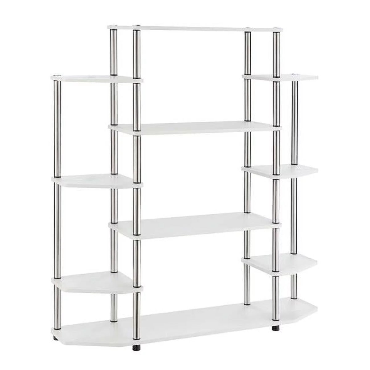 White Wall Unit Bookshelf L1947