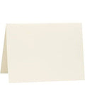 Folded Card 5 1/2 x 8 1/2 Natural White 100% Cotton 50 Qty D393627