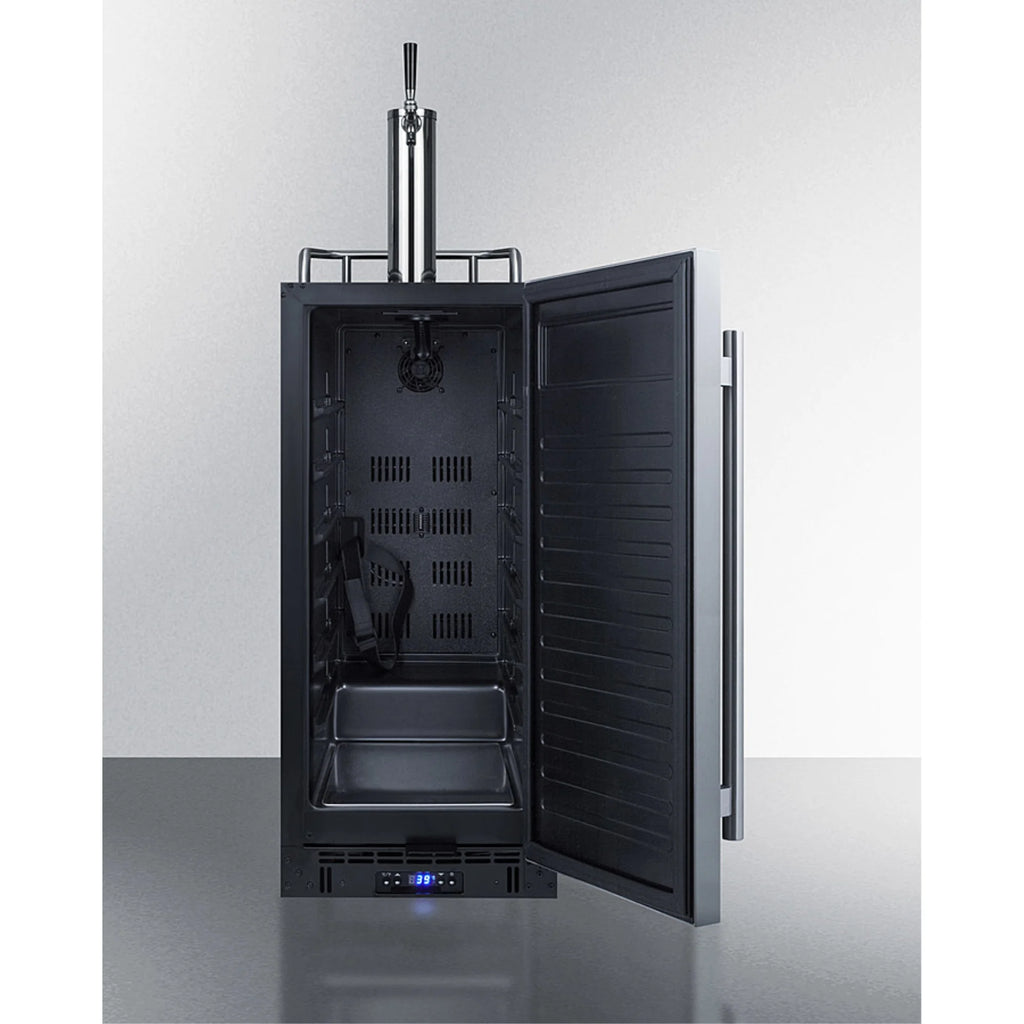 Black Built-In Undercounter Beer Dispenser V137