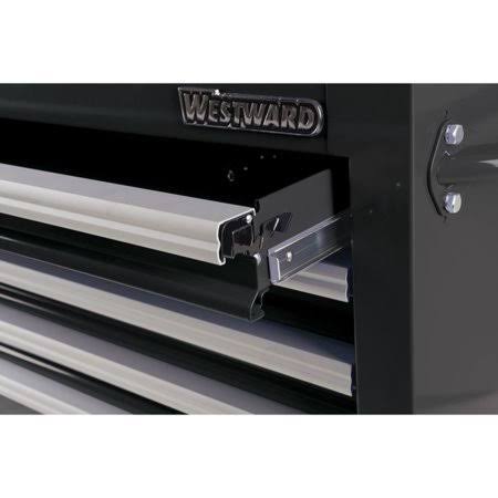 Black 7 Drawer Rolling Cabinet Z6236