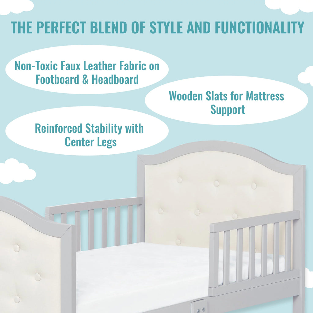 Grey Toddler Bed G381004