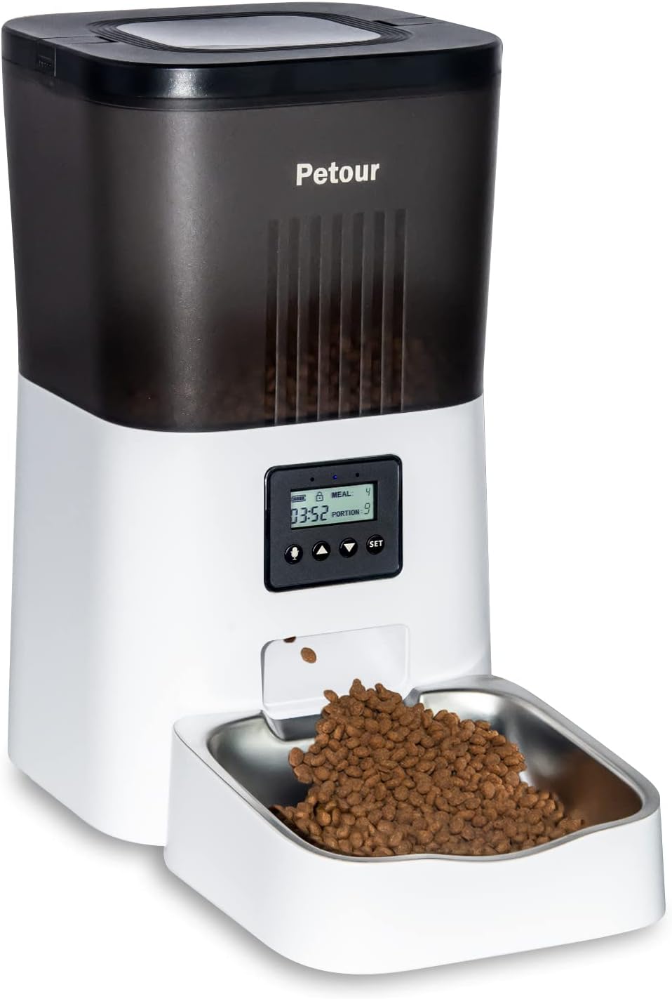 Automatic Cat Feeder with Stainless Steel Bowl M2073