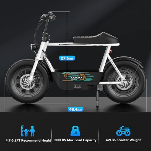 16" All Terrain Fat Tire Electric Scooter with Seat K501