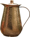 68 OZ Pure Copper Pitcher Jug with Lid D615281