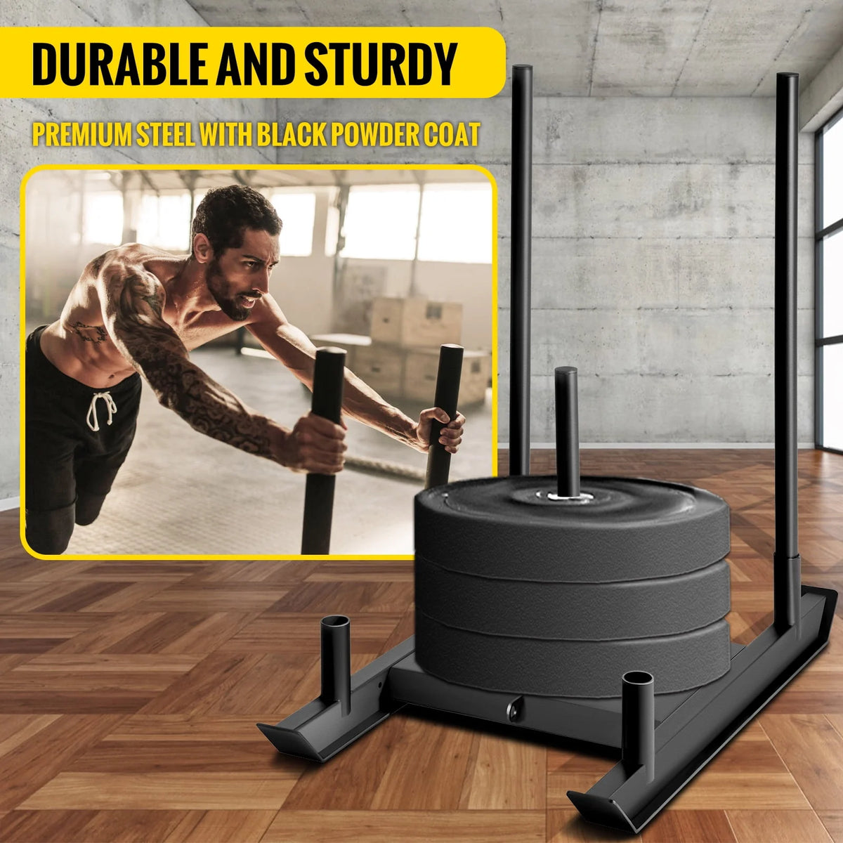 500lbs Capacity Training Sled B3202