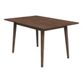 Solid Wood Walnut 47" Rectangular Dining Table R99357