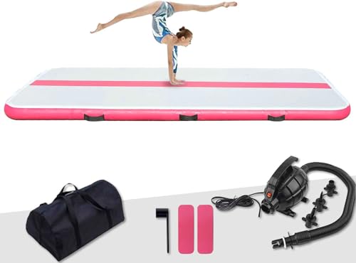 Inflatable Gymnastics Mat 10ft/13ft 4in Thick with Electric Pump V600