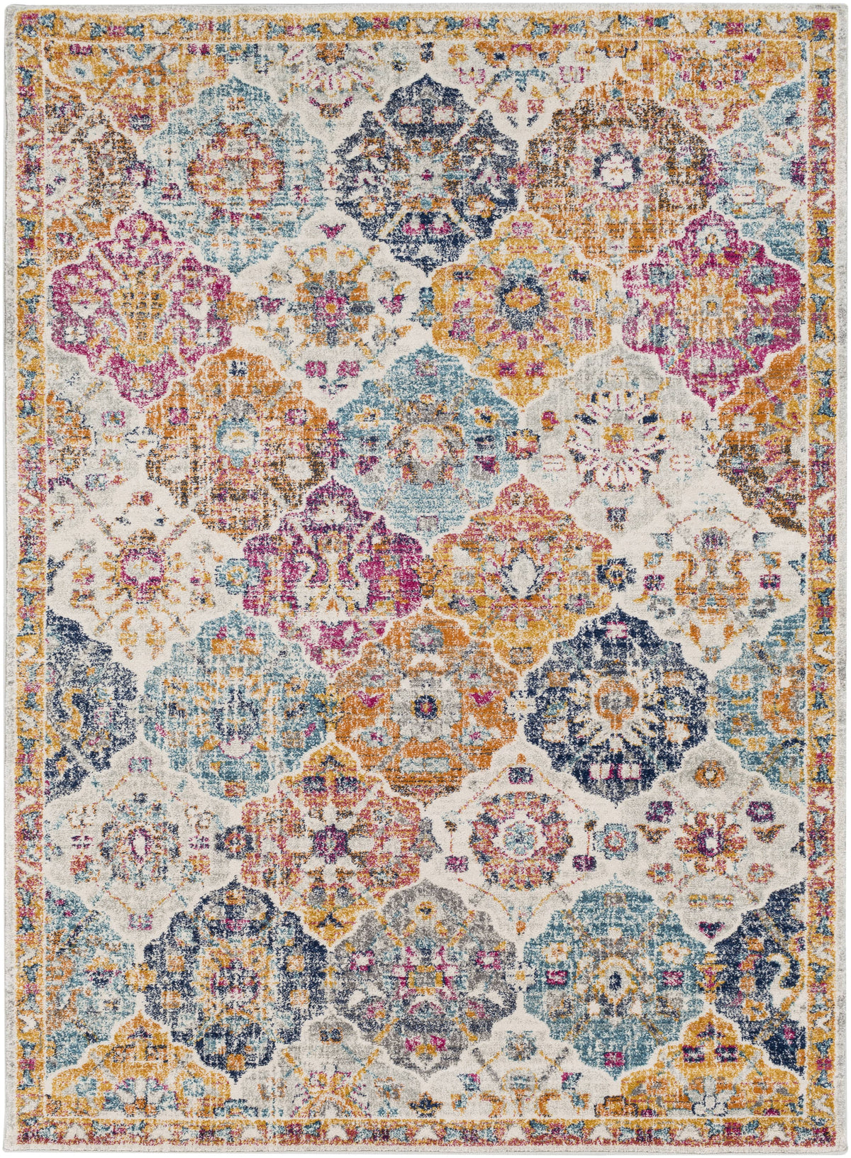 Rectangle Traditional Polypropylene Rug H129