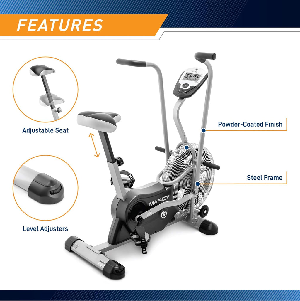 Black Exercise Upright Fan Bike U71476