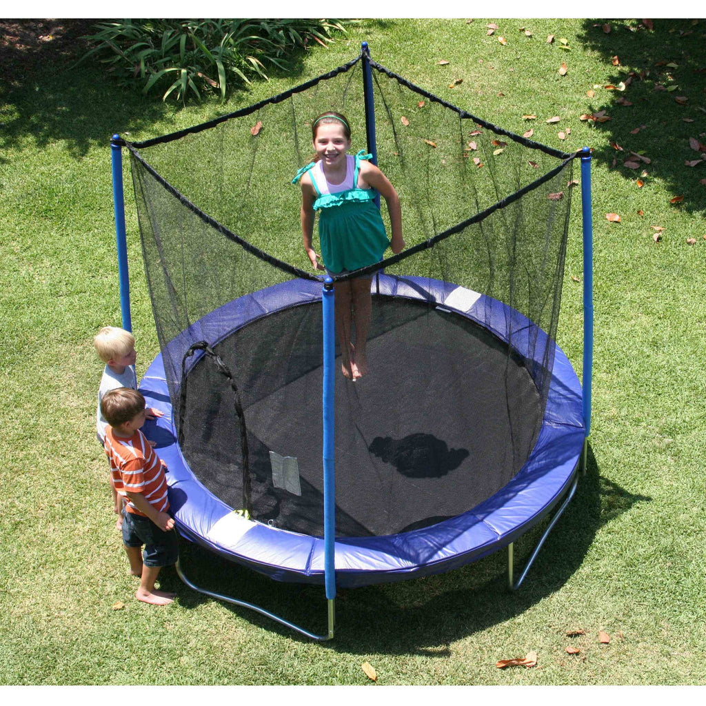 8' Trampoline with Safety Enclosure, Blue E1687