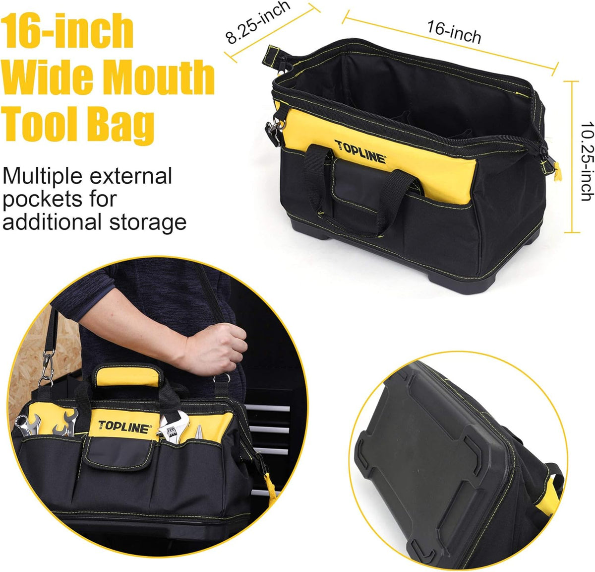 467-Piece Heavy Duty Home Tool Set with 16-Inch Tool Bag F53910