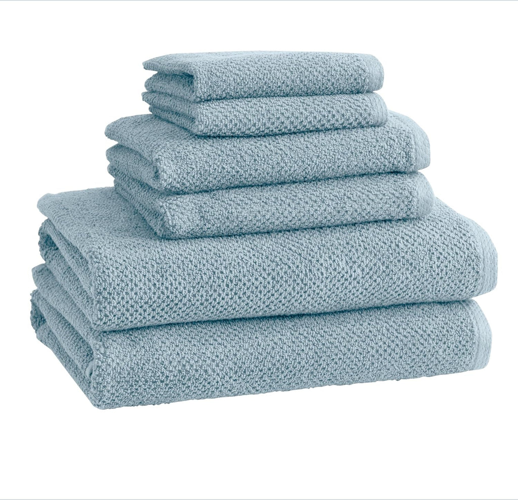 Light Grey Set of 4 Cotton Quick-Dry Bath Towels I159