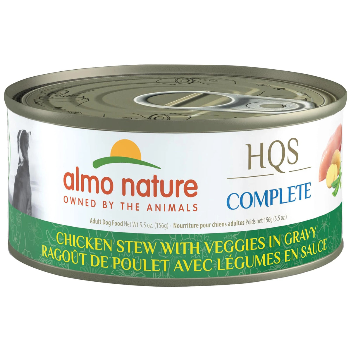 Chicken Stew With Veggies In Gravy 12 Pack 5.5 oz Cans Grain Free Adult Dog Wet Food Q682